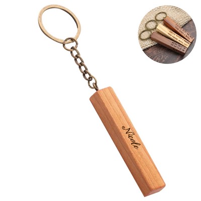 Wooden KeyChain Anniversary Birthday Gift Ideas