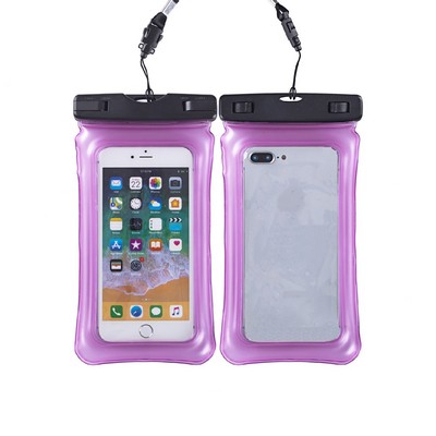 IPX8 Waterproof Floating Phone Pouch with Lanyard