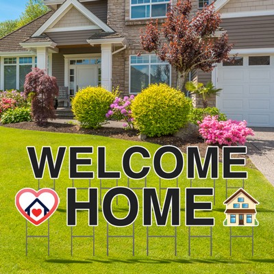 Welcome Home Yard Letters