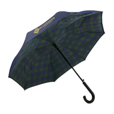 Shed Rain™ UnbelievaBrella® Crook Handle Auto Open Fashion Print Umbrella