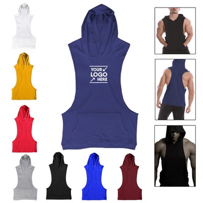 Sleeveless Performance Hoodie for the Gym