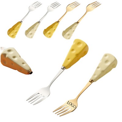 Novelty Cheese Handle Fork for Kitchen and Dining