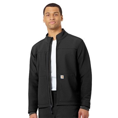 Carhartt Scrubs - Rugged Flex Peak - Men's Three-Pocket Bonded Fleece Jacket