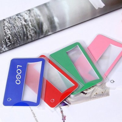 Credit Card Size 3x Magnifier With LED Light