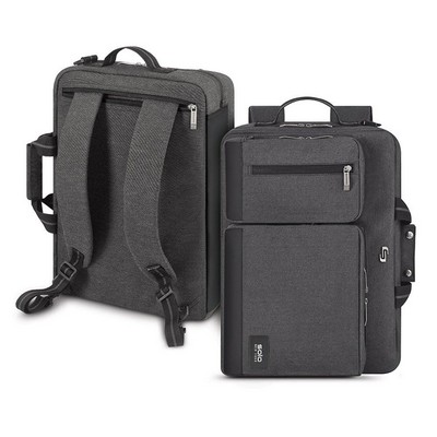 Solo New York Duane Black Hybrid Briefcase/Backpack