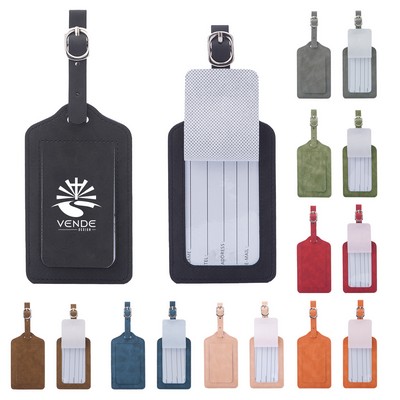 PU Leather Luggage Tag