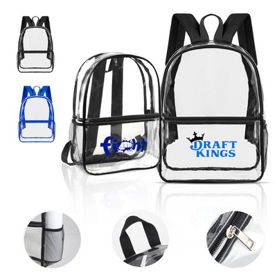 Heavy Duty Multi-Function PVC Transparent Backpack