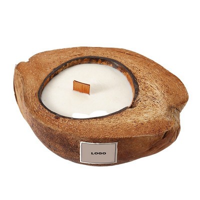 Coconut With Husk Citronella Candle