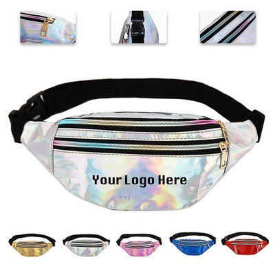 Waterproof Outdoor Holographic Fanny Pack