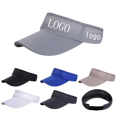 Meshed Cloth Adjustable Open-top Visor