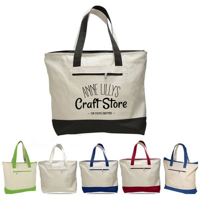 Cotton Canvas Boat Tote Bag