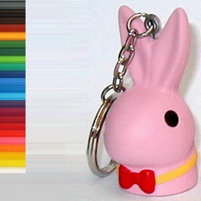 Bunny Head Stress Ball Keychain