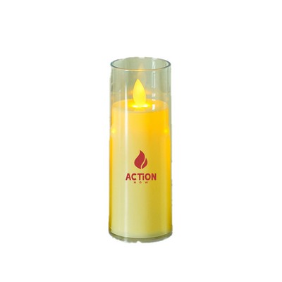 Electronic LED Candle Includes Battery