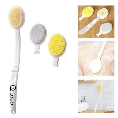 Foldable Multi-Head Bath Brush Set