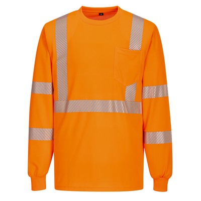 Hi-Vis Segmented Tape T-Shirt L/S