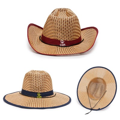 Western Cowboy Straw Hat