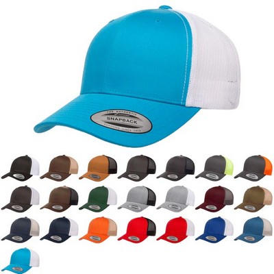 YP Classic® Yupoong Two Tone Retro Trucker Cap w/Mesh