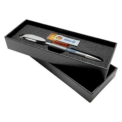 Pen & USB Flash Drive Gift Set with Full-Color UV Print