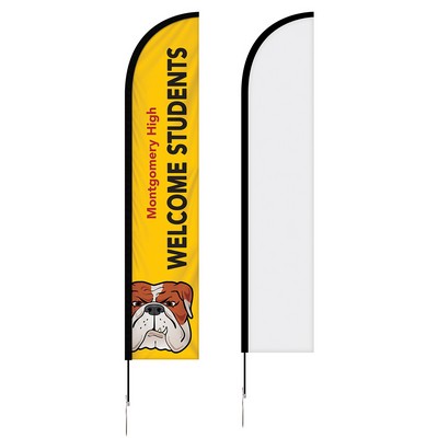 10ft Double Sided Portable Half Drop Banner with Stand