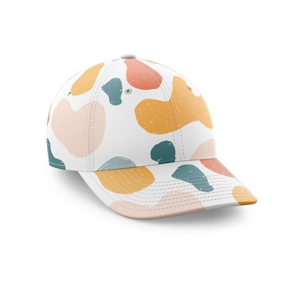 Premium Sublimation 6 Panel Cap - Performance Polyester