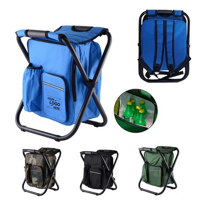 Portable Cooler Backpack Chair