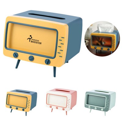 Retro TV Tissue Box