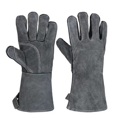 Heat Resistant Leather Gloves