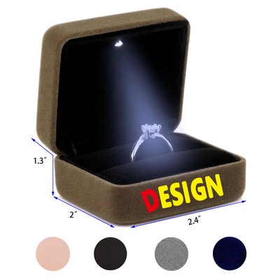 Engagement Ring Led Light Ring Box Jewelry Gift Box