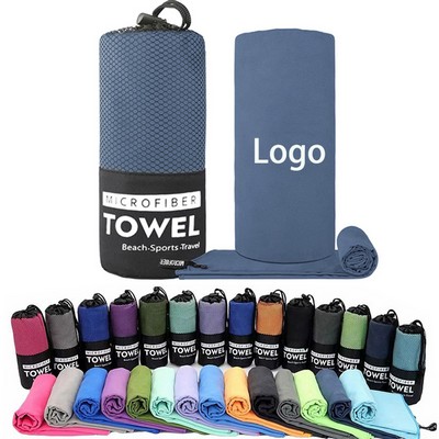 Soft Lightweight Microfiber Travel Sports Quick Dry Towel