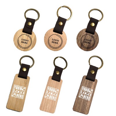 Wood Blank Keychain