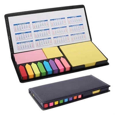 PU Leather Sticky Note Set