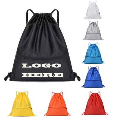 Waterproof Oxford Cloth Drawstring Backpack