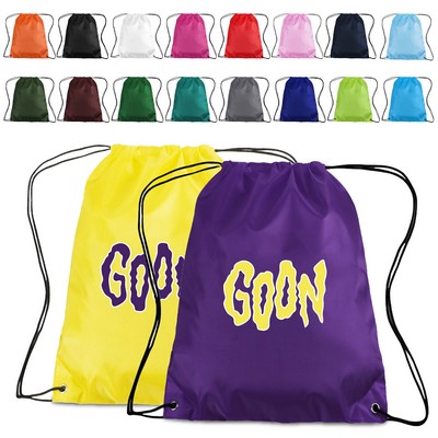 Classic Polyester Drawstring Backpacks