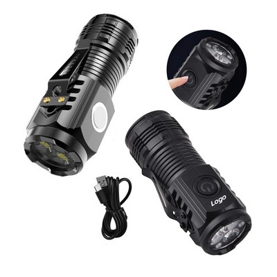 Portable Magnetic Rechargeable Flashlight