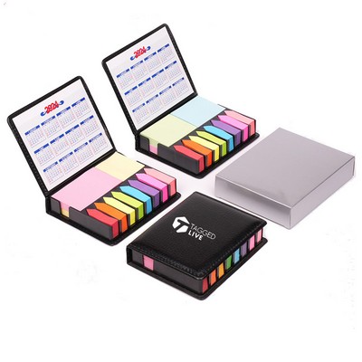 2000Pages Colorful Sticky Notes Set with Leather Box