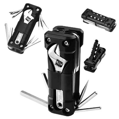 16 In 1 Multi-functional Repair Tool Kit For Motorcycles And Bicycles