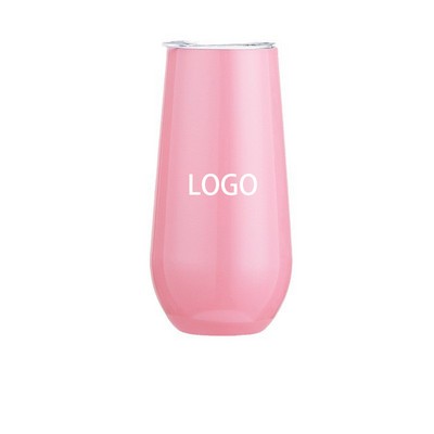 6Oz.Stemless Beverage Double-Insulated Tumbler