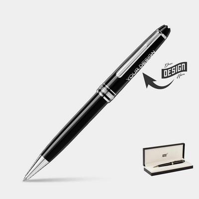 MONTBLANC® Meisterstück Luxury Platinum-Coated Classique Ballpoint Pen w/ Gift Box