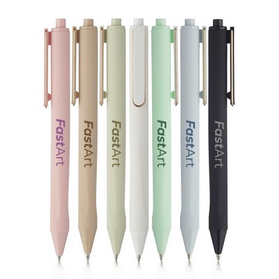 Matte Soft-Touch Rubberized Ballpoint Pen