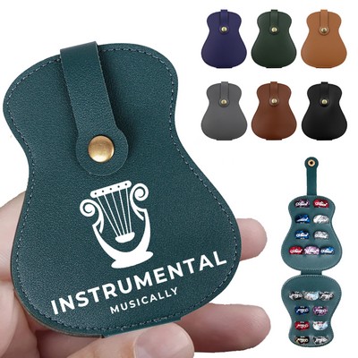 Guitar Picks Holder Synthetic Leather Bag