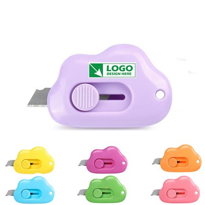 Cloud Shaped Carton Portable Cutter with Key Chain Hole