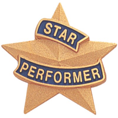 7/8" Star Performer Pin