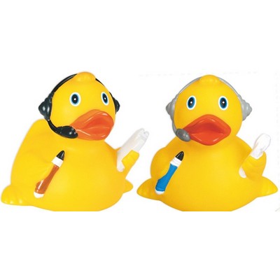 Rubber Headset Duck©