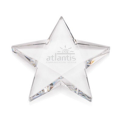 Pentagon Star Paperweight