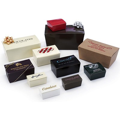 1/4 Contemporary Ballotin Paper Candy Box (4"x2 1/2"x1 7/8")