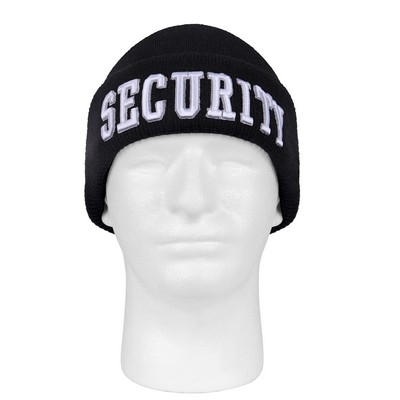 Security Deluxe 3-D Embroidered Watch Cap