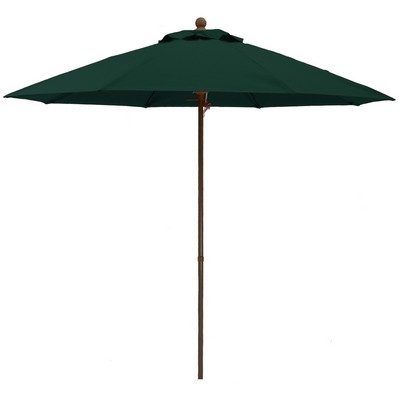 US Made 11 Foot Commercial 8 Panel Market Umbrella w/HD Aluminum Pole and HD Fiberglass Ribs