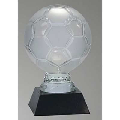 8¼" Crystal Soccer Sports Award