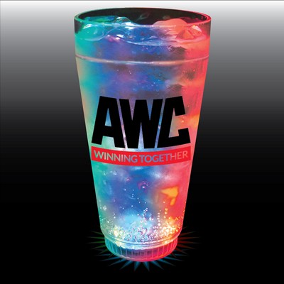 20 Oz. Plastic 3-Light, Light-Up Tumbler