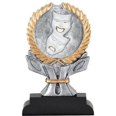 Ric Resin Impact Series Drama Trophy - 6"